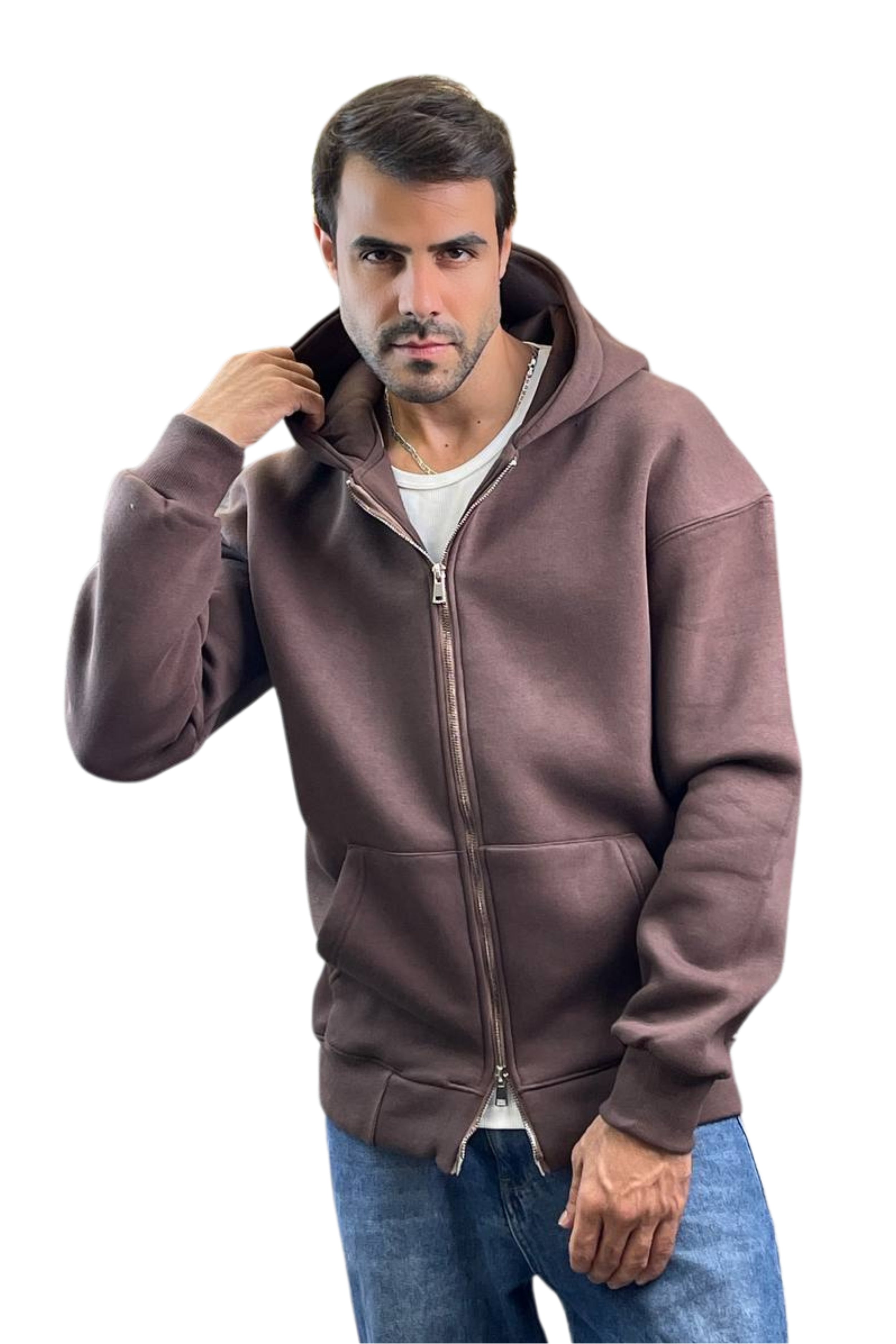 Oversized Hoodie (Brown) – هودي أوفر سايز