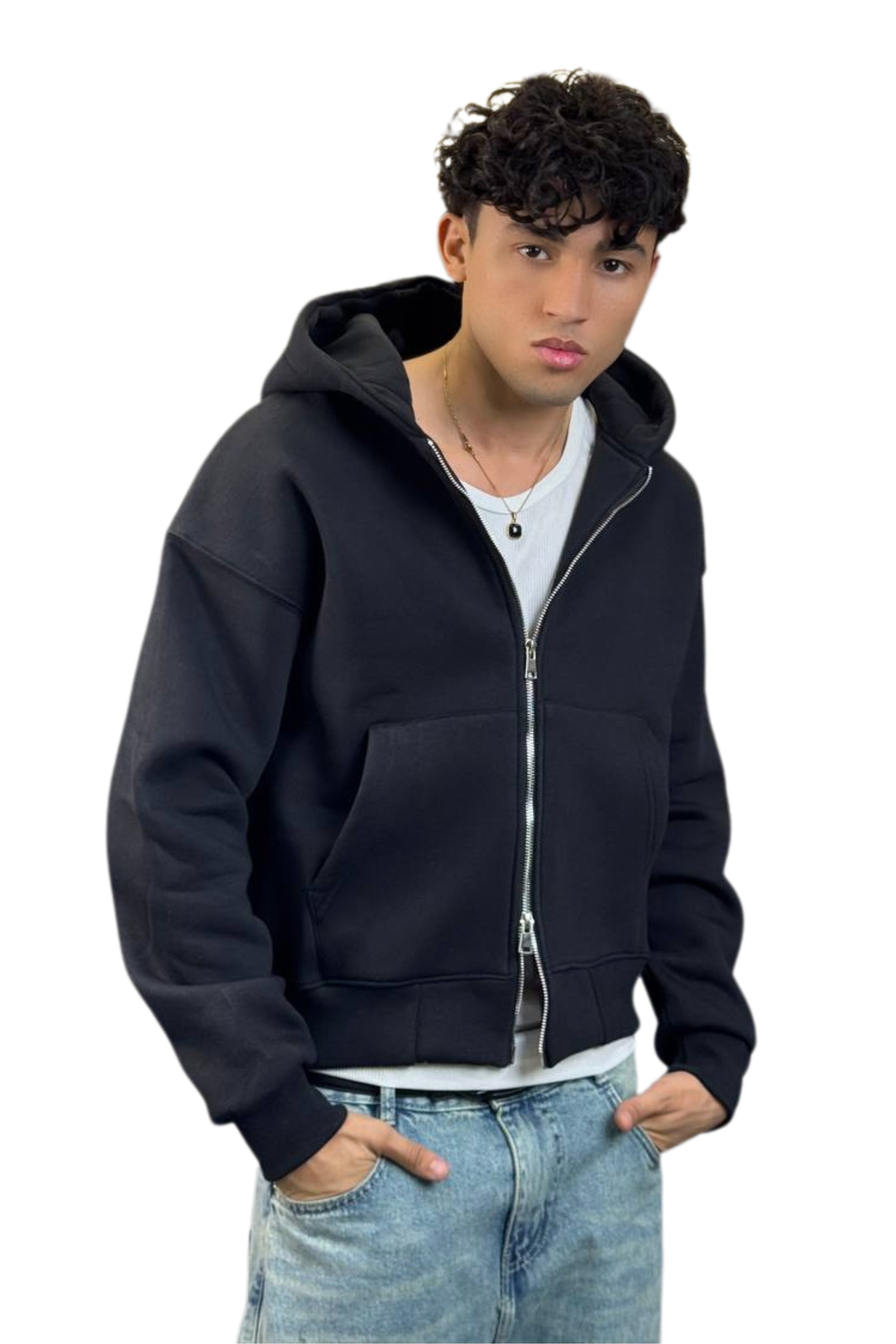 هودي NOVO Shadow أسود رجالي بوكس فيت - هودي اسود، لبس هودي، ملابس شبابي مصر
Boxy Fit Hoodie NOVO Shadow Black - black hoodie, hoodies for men, streetwear Egypt
