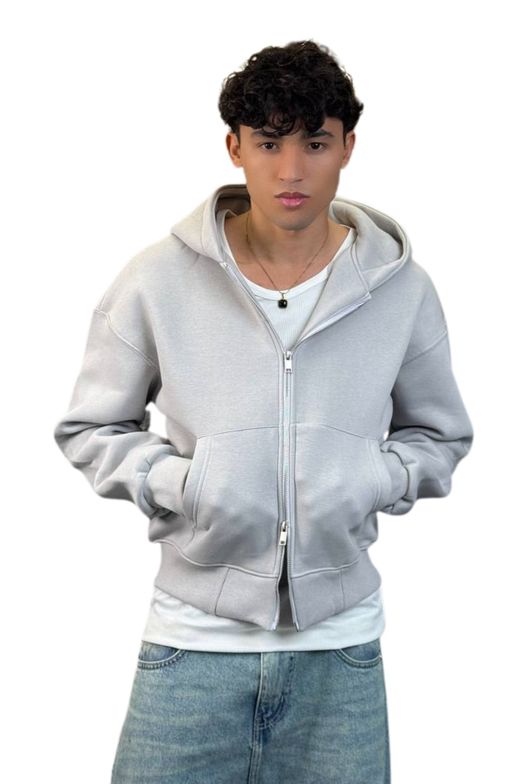 هودي NOVO Mist رمادي رجالي بوكس فيت - هودي ساده، ملابس شبابي، ستريت وير مصر
Boxy Fit Hoodie NOVO Mist Grey - grey hoodie, hoodies for men, streetwear Egypt
