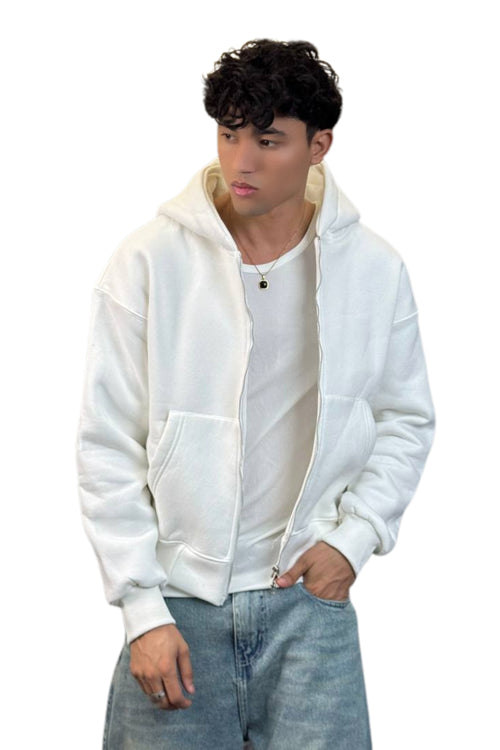 هودي NOVO Snow أبيض رجالي بوكس فيت - هودي ساده، ملابس شبابي، ستريت وير مصر
Boxy Fit Hoodie NOVO Snow White - hoodies for men, basic hoodie, streetwear Egypt
